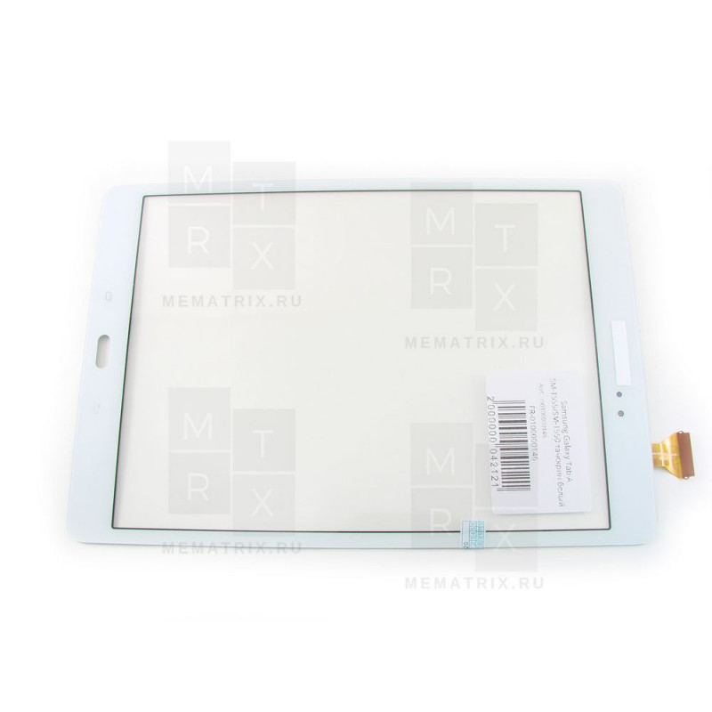 Samsung Galaxy Tab А SM-T555, SM-T550 тачскрин белый