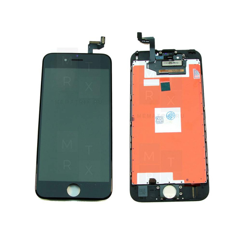 iPhone 6S тачскрин + экран (модуль)  черный COPY