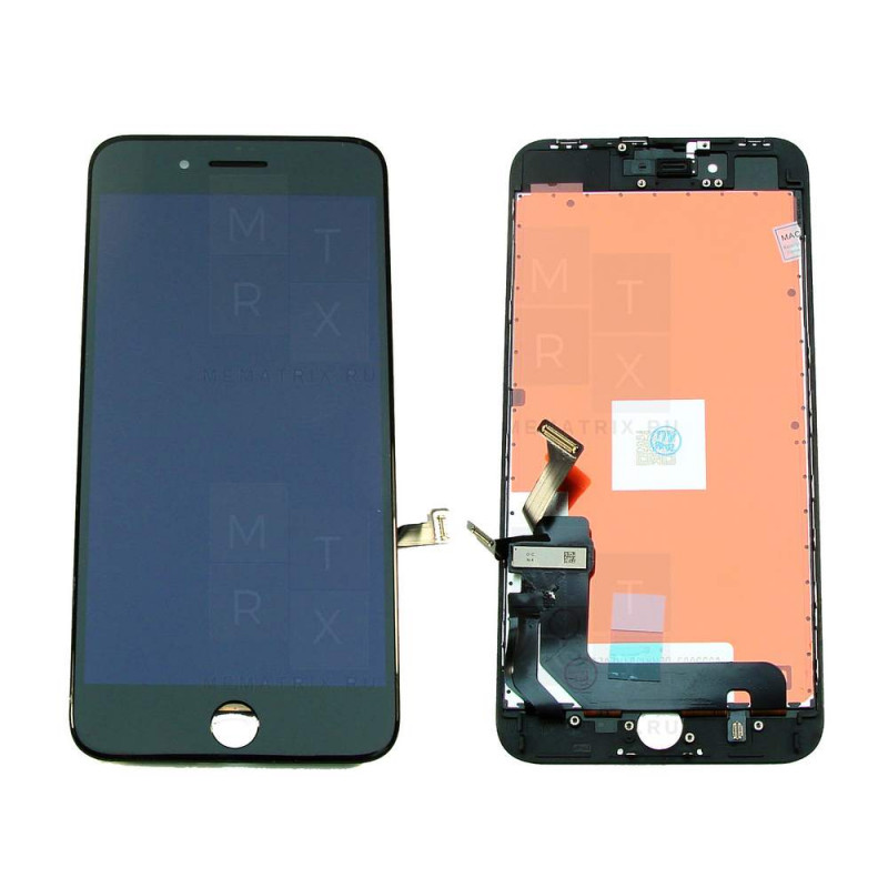 iPhone 8 Plus тачскрин + экран (модуль) COPY AAA  черный