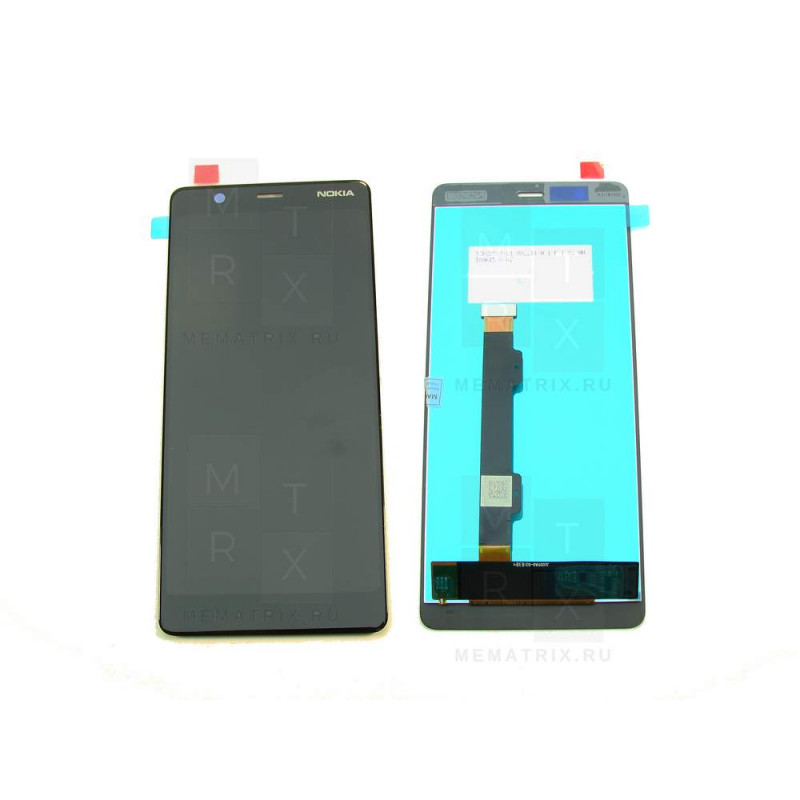 Nokia 5.1 тачскрин + экран (модуль) черный