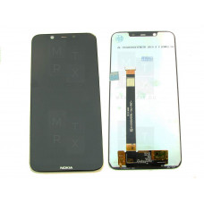 Nokia 8.1 2018 тачскрин + экран (модуль) черный