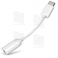 Переходник Xiaomi Type-C на mini-Jack 3.5 мм белый