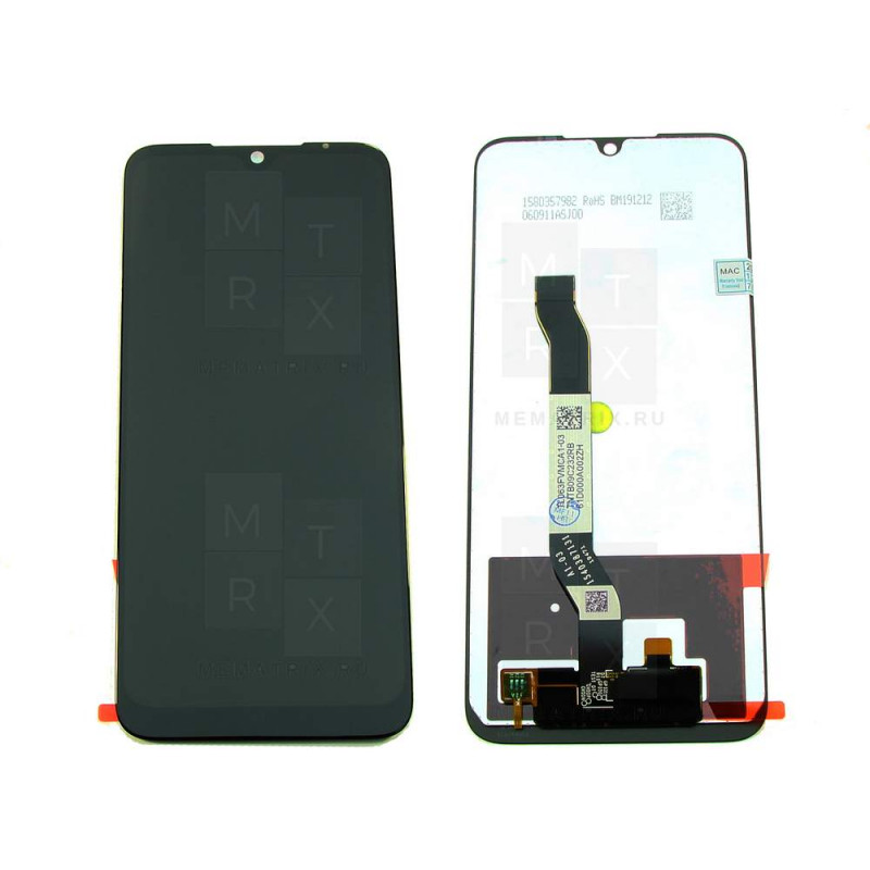 XIAOMI Redmi Note 8T (M1908C3XG) тачскрин + экран (модуль) черный