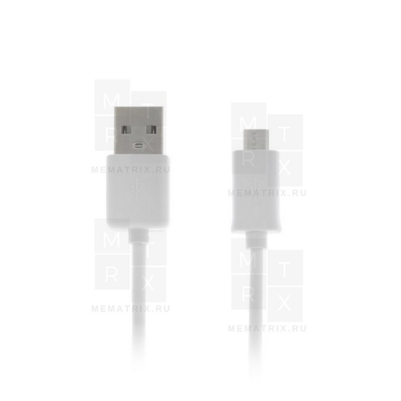 Кабель USB - MicroUSB Pisen MU01 ( 0.8 м) Белый