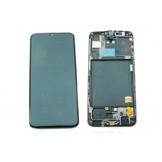 Samsung A40 (A405F) тачскрин + экран (модуль) черный OR с рамкой
