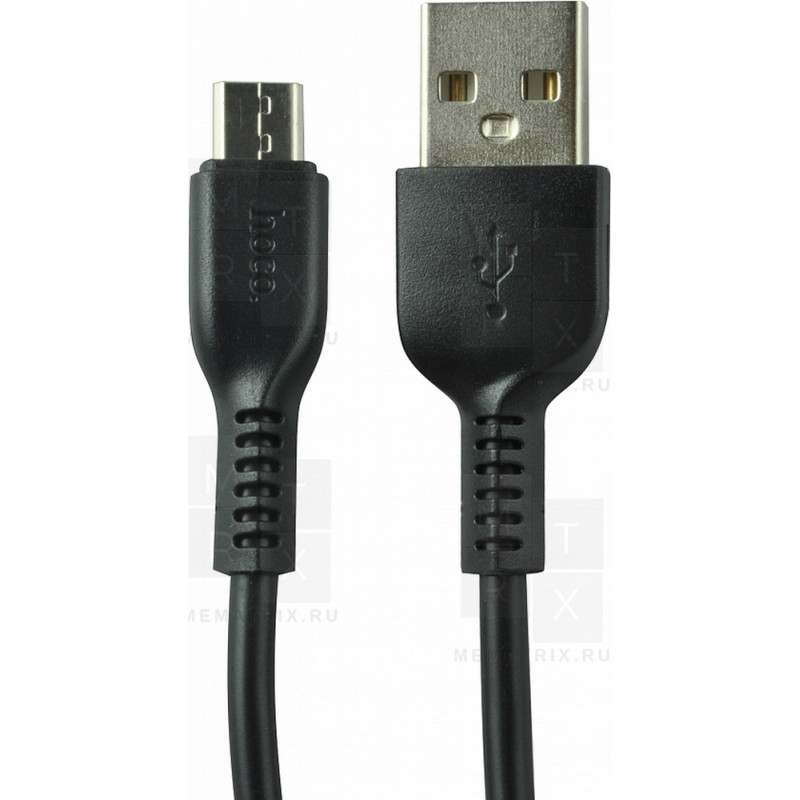 Кабель USB - MicroUSB Hoco X20 Черный