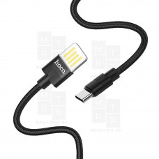 Кабель USB - Type-C Hoco U55 (оплетка нейлон) Черный