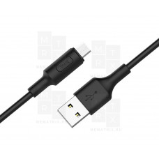 Кабель USB - Type-C Hoco X25 Черный