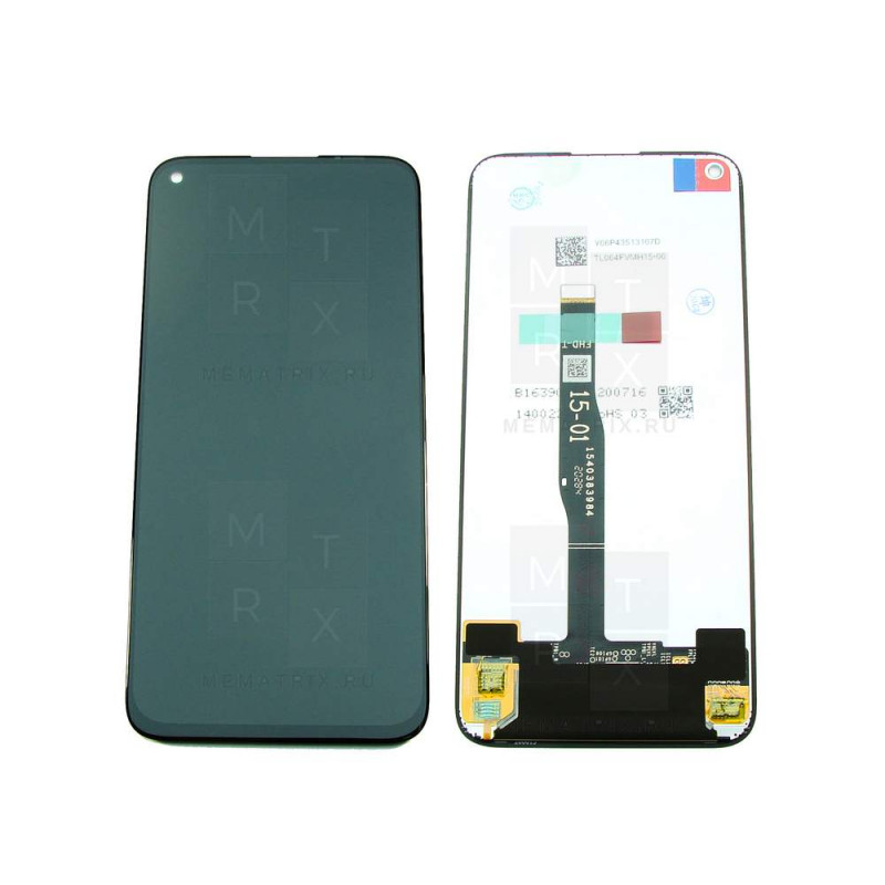 Huawei P40 Lite (JNY-LX1) тачскрин + экран (модуль) черный OR
