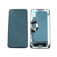 iPhone Xs Max тачскрин + экран (модуль) черный (Soft Oled)