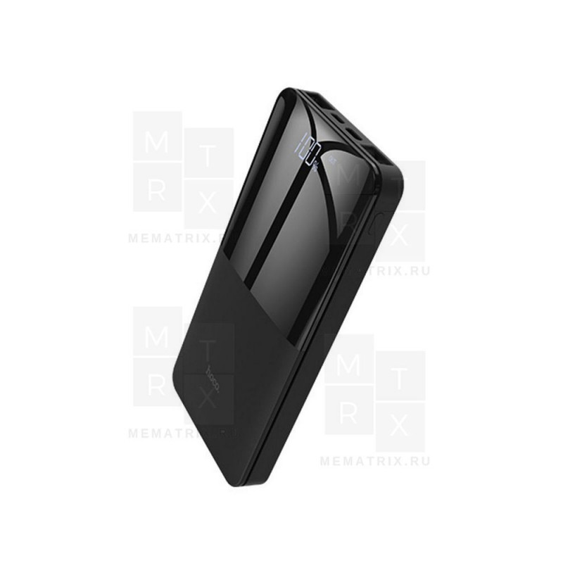 Внешний портативный аккумулятор (Power Bank) Hoco J42 10000 mAh (5,0V - 2A, 2USB, LCD) Черный