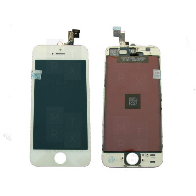 iPhone 5S, SE  тачскрин + экран (модуль) COPY AAA белый