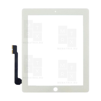 Тачскрин для iPad 3, 4 Белый Copy