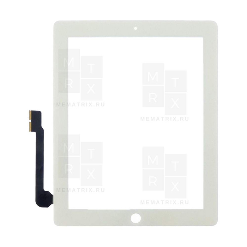 Тачскрин для iPad 3, 4 Белый