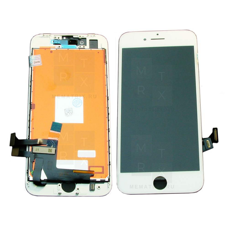 iPhone 8, SE (2020), SE (2022) тачскрин + экран (модуль) COPY AAA  белый