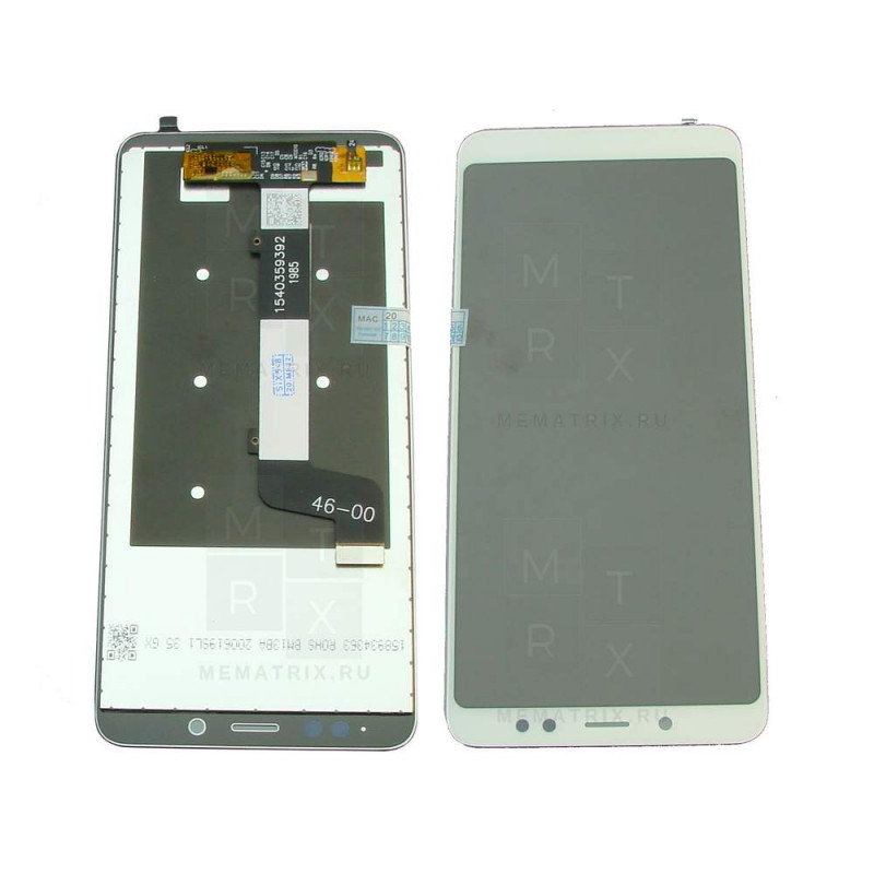 XIAOMI Redmi Note 5 PRO, note 5 (M1803E7SH) тачскрин + экран (модуль) белый