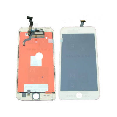 iPhone 6S plus тачскрин + экран (модуль)  белый COPY AAA