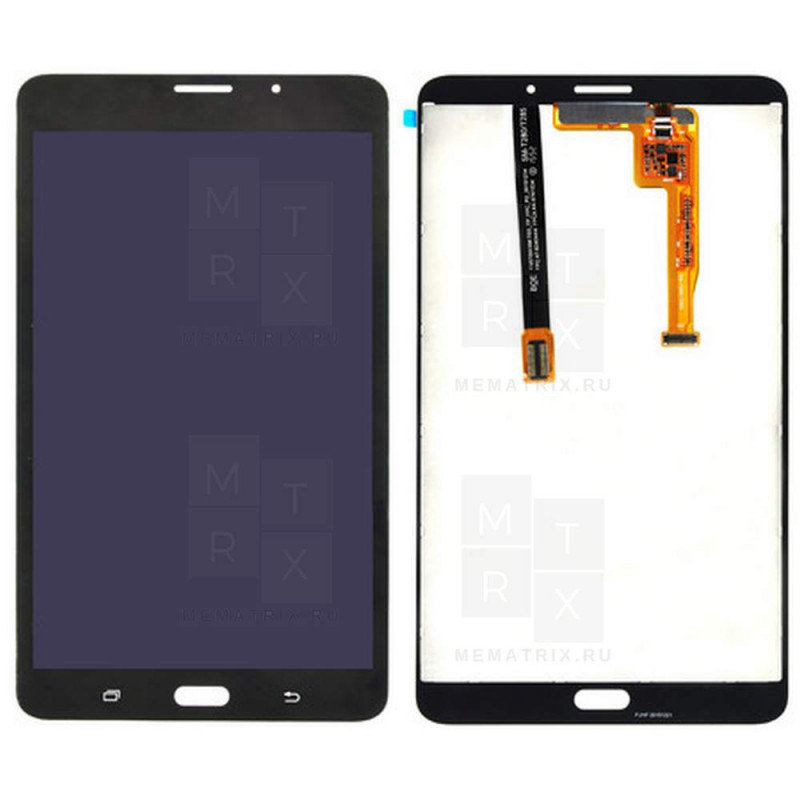 Samsung Galaxy Tab A 7.0 T285 тачскрин + экран модуль черный (с отверстием под динамик)