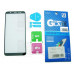 Защитное стекло (Премиум) для Samsung A6 + A605 Черное