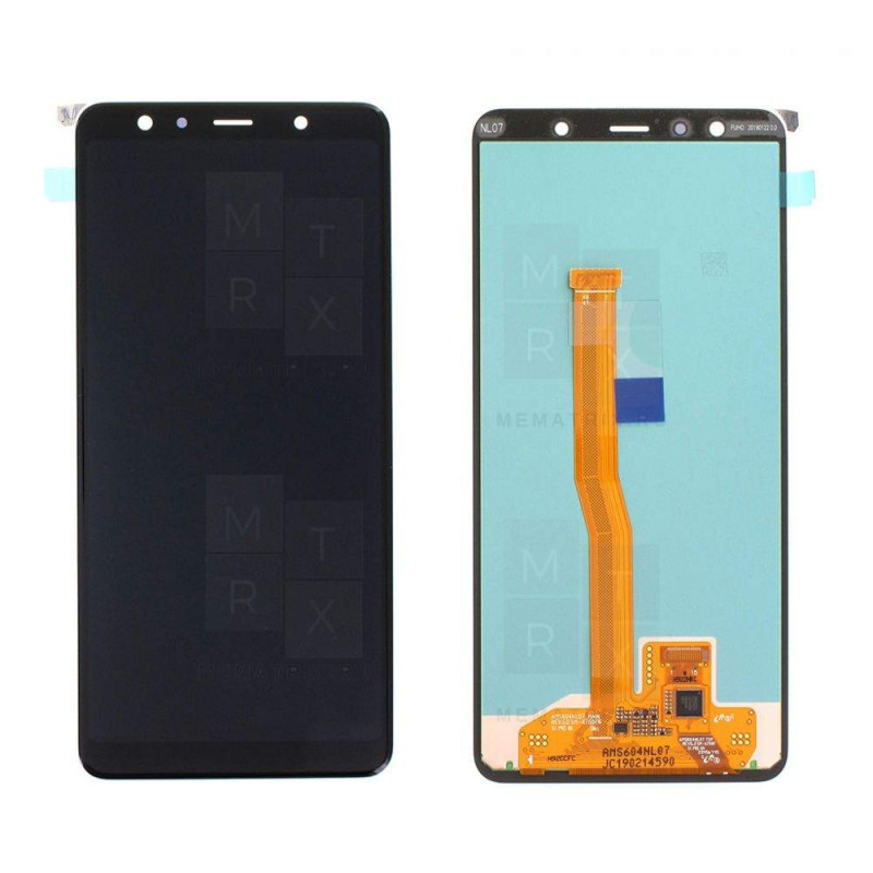 Samsung Galaxy A7 2018 (A750F) тачскрин + экран (модуль) черный Copy TFT (In-cell)