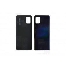 Задняя крышка для Samsung A71 (A715) черная