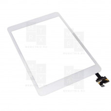 Тачскрин для iPad mini, 2 Retina в сборе с микросхемой Белый Оригинал