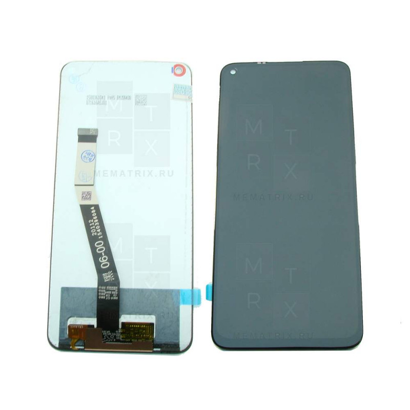 XIAOMI Redmi Note 9, Redmi 10X (M2003J15SC, M2003J15SG) тачскрин + экран (модуль) черный
