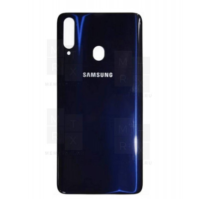 Задняя крышка для Samsung A21s (A217F) Синяя