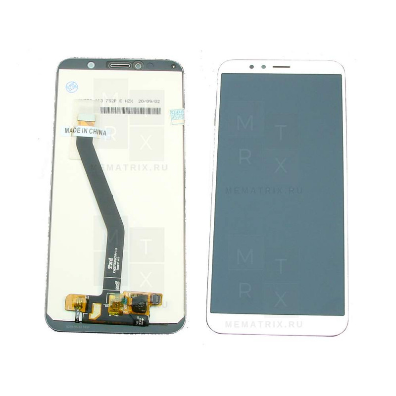 Huawei Honor 7A Pro, 7C, Y6 2018, Y6 Prime 2018, ENJOY 8E тачскрин + экран (модуль) белый OR