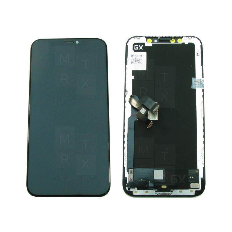 iPhone X тачскрин + экран (модуль) копия черный (In-Cell)