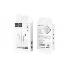 Наушники Hoco M55 с микрофоном 120см (3.5mm) Белые (вкладыши)