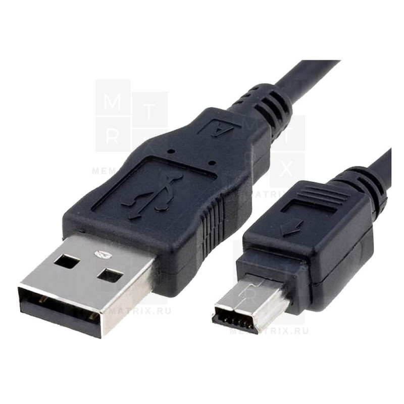 Кабель USB - MiniUSB Черный