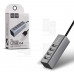Разветвитель USB, хаб Hoco HB1 (4 usb порта) Серый