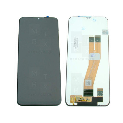 Samsung Galaxy A02s (A025F) тачскрин + экран (модуль) черный