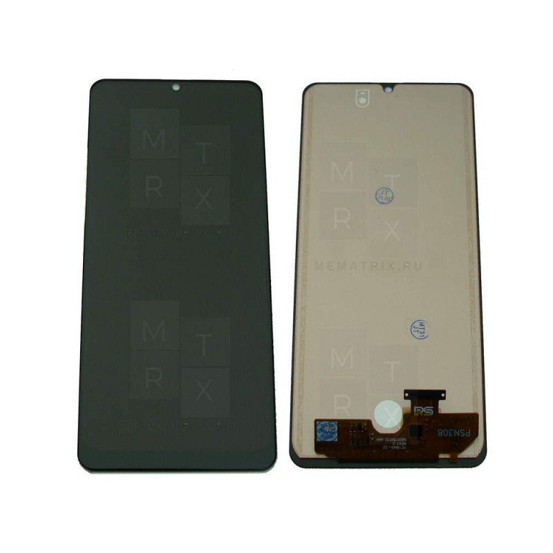 Samsung A31 (A315F) тачскрин + экран (модуль) черный копия TFT (In-cell)