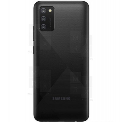 Задняя крышка для Samsung Galaxy A02s (A025F) Черный