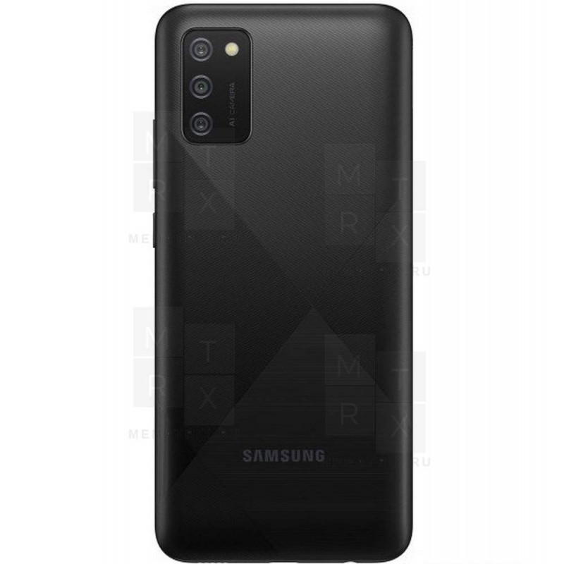 Задняя крышка для Samsung A02s (A025F) Черный