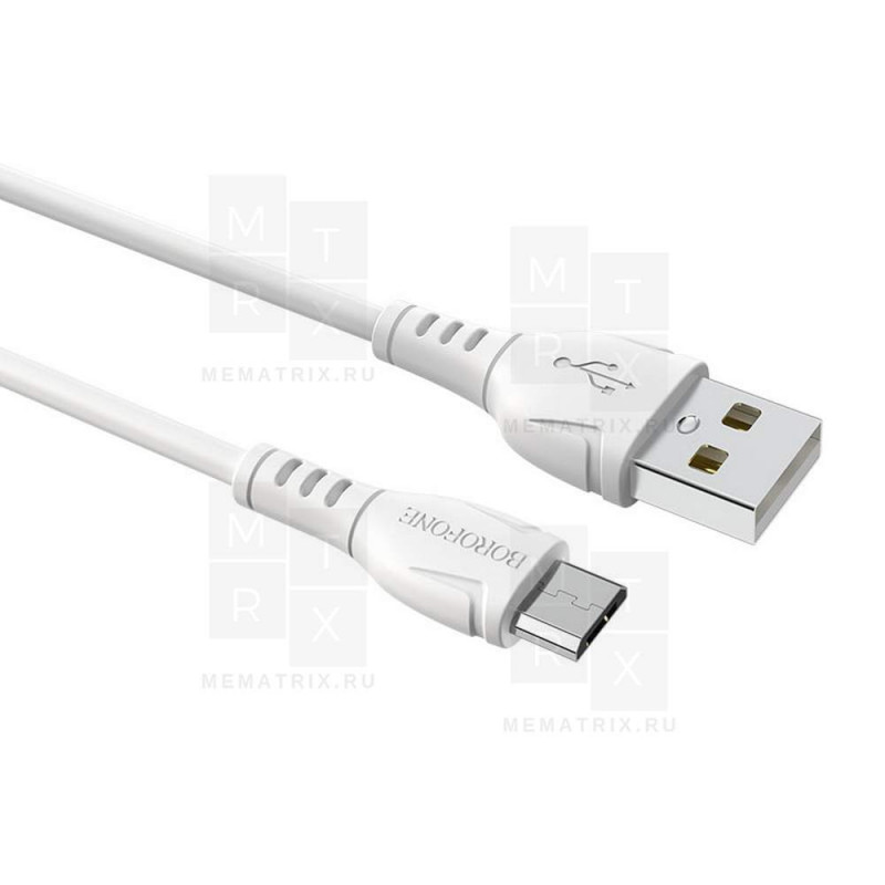 Кабель USB - MicroUSB Borofone BX51 Белый