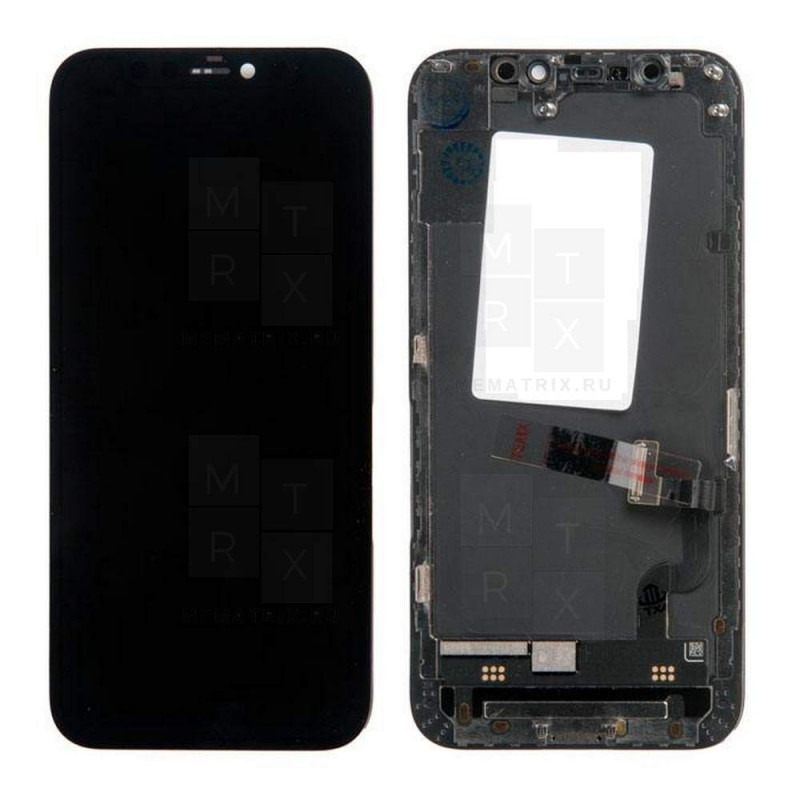 Iphone 12 mini тачскрин + экран (модуль) черный OR