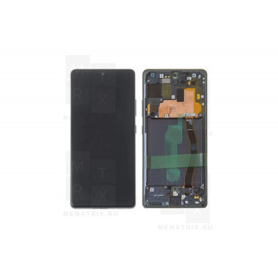 Samsung Galaxy S10 Lite (G770F) тачскрин + экран (модуль) черный OR