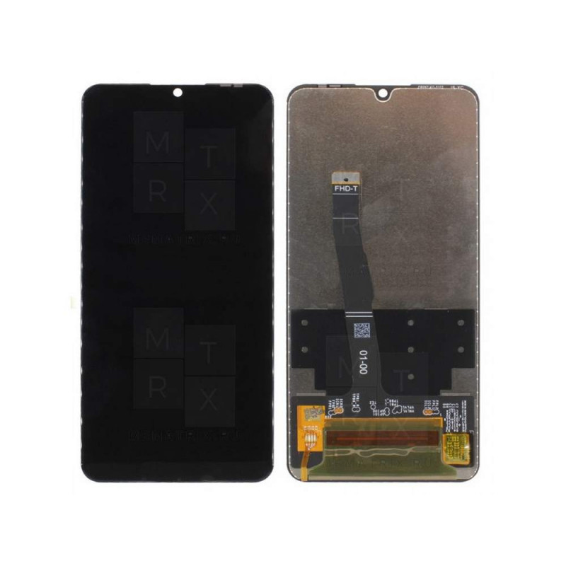 Huawei P30 Lite, Honor 20S, 20 Lite (MAR- LX1M, MAR-LX1H) тачскрин + экран (модуль) черный Премиум