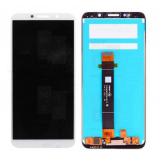 Huawei Honor 7A, Honor 7S тачскрин + экран (модуль) белый Премиум