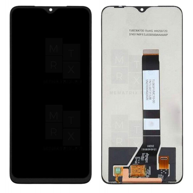 Xiaomi Poco M3 Pro 5G, Redmi Note 10T (M2103K19PG) тачскрин + экран (модуль) черный