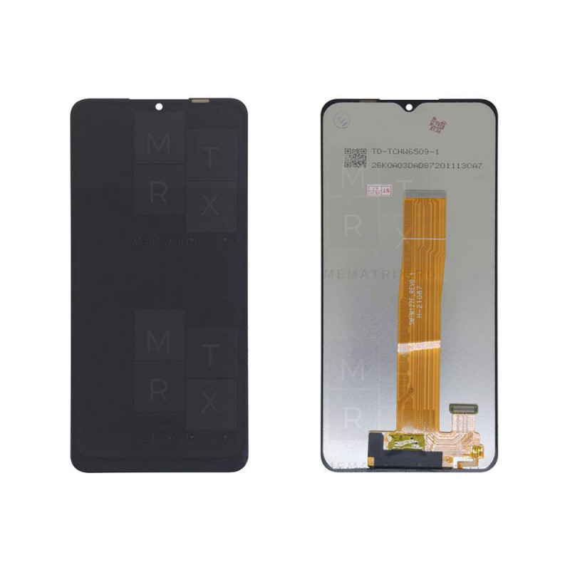 Samsung A12 (A125F) тачскрин + экран (модуль) черный OR