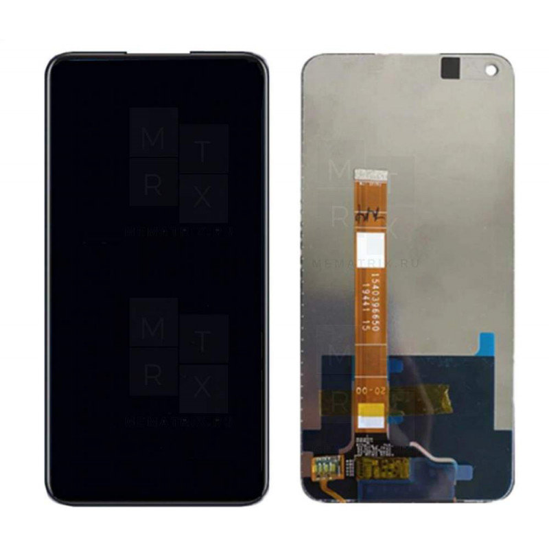 Realme 6s тачскрин + экран (модуль) черный