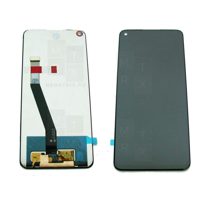XIAOMI Redmi Note 9, Redmi 10X (M2003J15SC, M2003J15SG) тачскрин + экран (модуль) черный OR