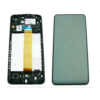Samsung Galaxy A02 (A022G) тачскрин + экран (модуль) черный OR с рамкой
