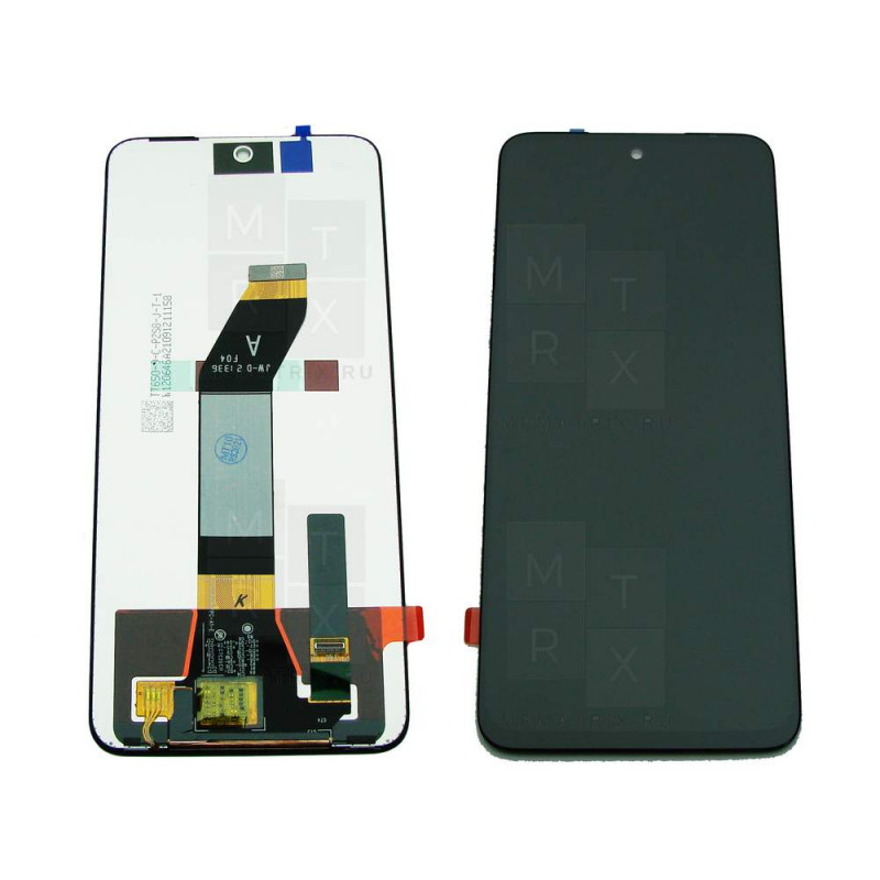 XIAOMI Redmi 10 (21061119DG) тачскрин + экран (модуль) черный