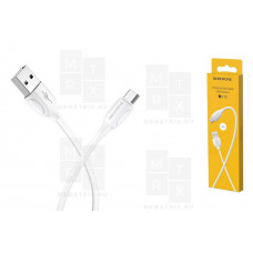 Кабель USB - MicroUSB Borofone BX19 Белый