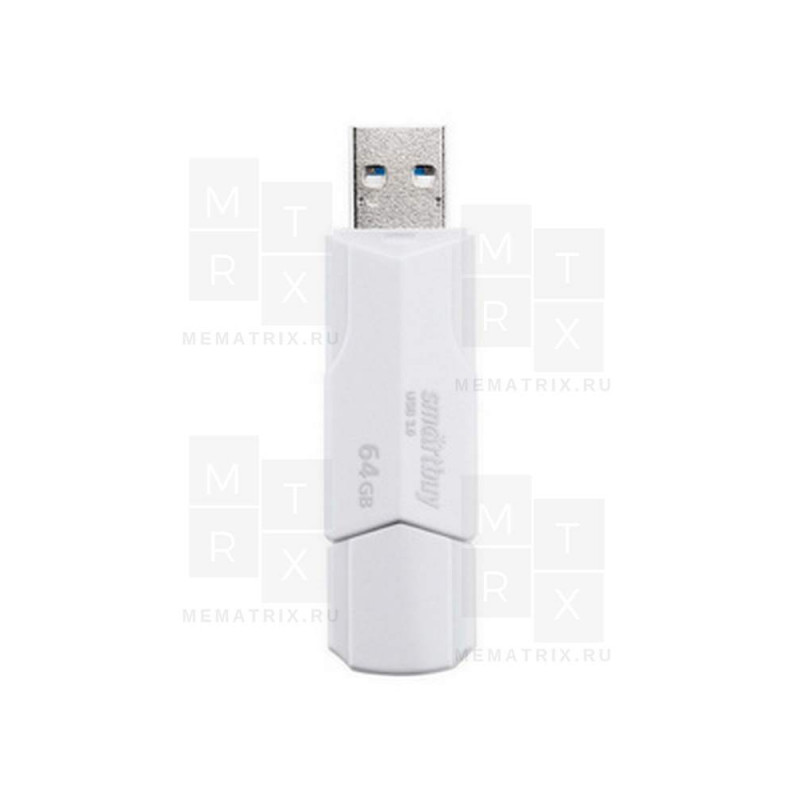 USB-флеш 64GB Smartbuy Clue Белый